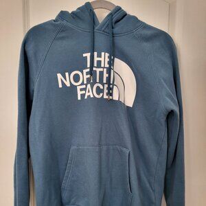 North Face Women's Teal Logo Hoodie Size Small